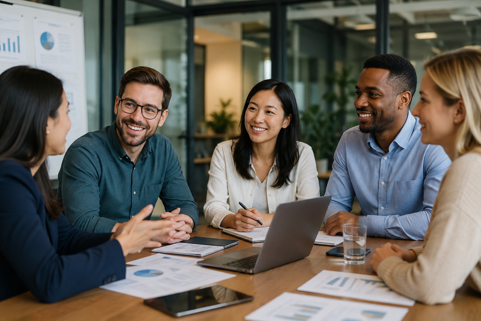 Small business team